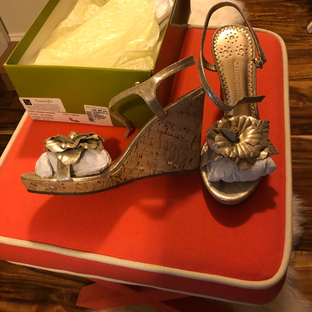 Brand new Jack Rogers “Exuma” wedge heel - Size 8